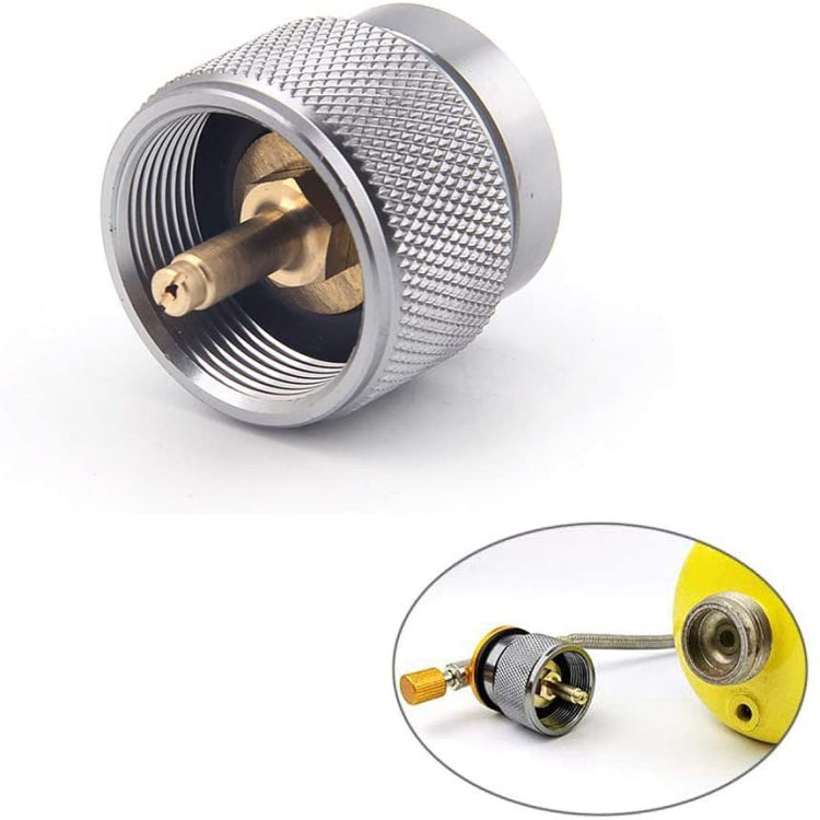 Portable Camping Stove Propane Tank Adapter American Standard Gas Burner Conversion Head, American Standard Gas Burner