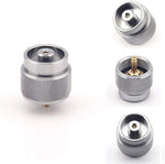 Portable Camping Stove Propane Tank Adapter American Standard Gas Burner Conversion Head, American Standard Gas Burner