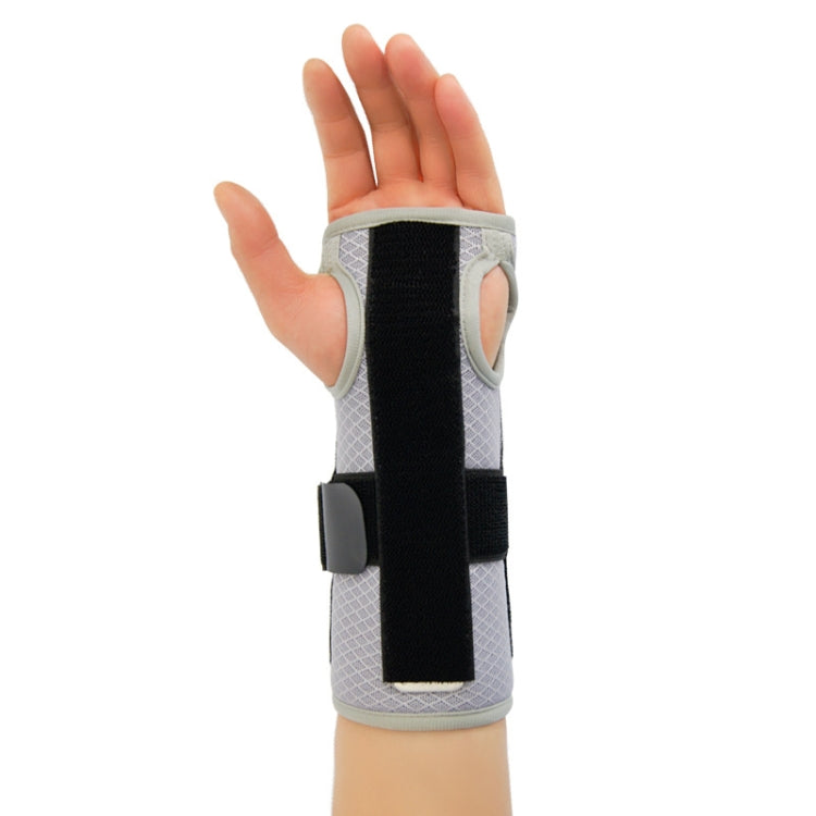 Breathable Wrist Support Splint Wrist Brace Protector Band Arthritis Carpal Tunnel Hand Sprain Tendinitis Wristband, 3 aluminum plates