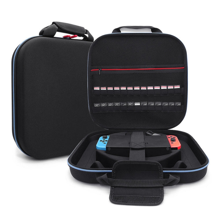 For Nintendo Switch Double Fitness Ring Storage Bag EVA Portable Hard Shell Host Package Accessories, GH1872 GH1872