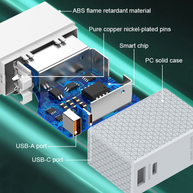 شاحن LDNIO A2620C 65 واط عالمي للهواتف والأجهزة اللوحية بمنفذ Type-C/USB-C، شاحن سريع، قابس الاتحاد الأوروبي 65 واط، قابس المملكة المتحدة 65 واط، قابس الولايات المتحدة 65 واط