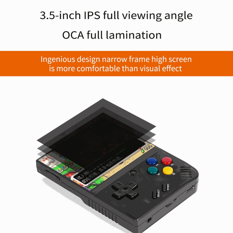 Miyoo Mini Plus 3.5 Inch IPS Screen Retro Handheld Game Console, NO Card 0 Games, 32GB 9K Games, 64GB 15K Games, 128GB 25K Games