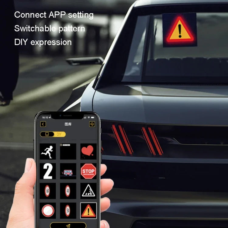 LED Dynamic Emoticon Auto-Display-Bildschirm 5V USB-Schnittstelle, USB-Schnittstelle