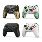 Wireless Bluetooth Somatosensory Vibration Gamepad for Nintendo Switch/Switch PRO, Black Gold, White Green, Black, White