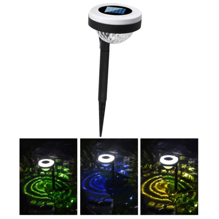 مصباح أرضي خارجي يعمل بالطاقة الشمسية بمصدر ضوء LED مزدوج، JG04801 ضوء ملون، JG04802 ضوء ملون، JG04803 لهب، JG04804 لهب