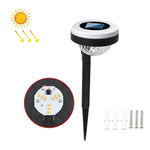 مصباح أرضي خارجي يعمل بالطاقة الشمسية بمصدر ضوء LED مزدوج، JG04801 ضوء ملون، JG04802 ضوء ملون، JG04803 لهب، JG04804 لهب