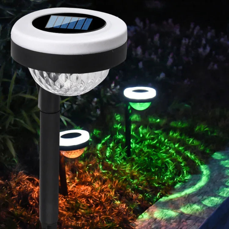 مصباح أرضي خارجي يعمل بالطاقة الشمسية بمصدر ضوء LED مزدوج، JG04801 ضوء ملون، JG04802 ضوء ملون، JG04803 لهب، JG04804 لهب