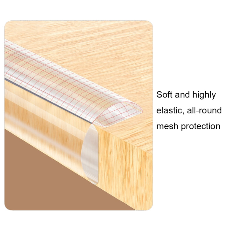 PVC Household Transparent Anti-collision Strip Furniture Soft Edge Protector, 1 cm x 1 m, 1 cm x 2 m, 1.5 cm x 1 m, 1.5 cm x 2 m, 2 cm x 1 m, 2 cm x 2 m