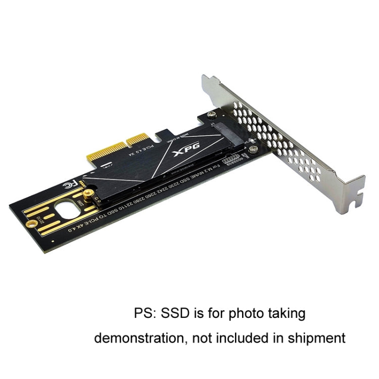 2pcs M.2 Riser Card NVMe SSD to PCI-E X4 4.0 GEN4