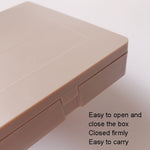 5pcs/Set Medium Portable Makeup Brush Set With Mirror Mini Multifunctional Makeup Brush, Brown, Rose Red, Pink, Fluorescent Green