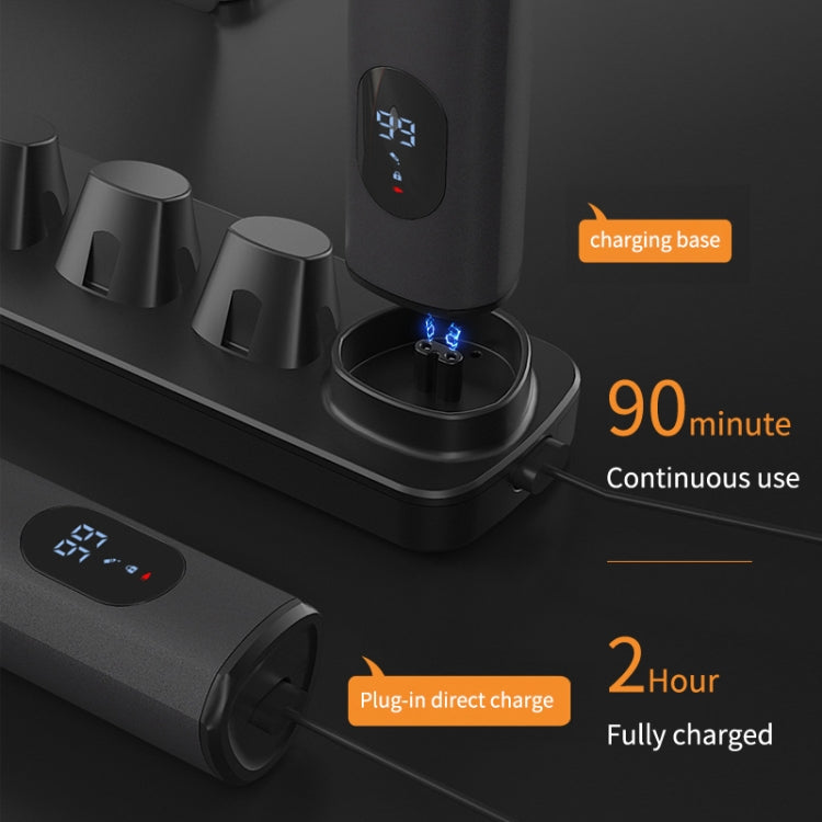 5 In 1 Haircut Digital Display Water Washing Shaver Nose Hair Electric Push Shear Set, LK-881 5 In 1 (Gold), LK-881 5 In 1 (Silver)