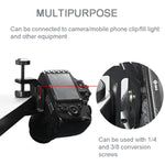 BEXIN WN-38 Universal C-Clamp With 1/4-Inch & 3/8-Inch Hole For Tables Desk Mount