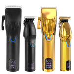 Men Electric Haircutting Tools Set Sculpting Electric Clipper, LM-2027 2 In 1 (Black), LM-2027 2 In 1 (Gold)