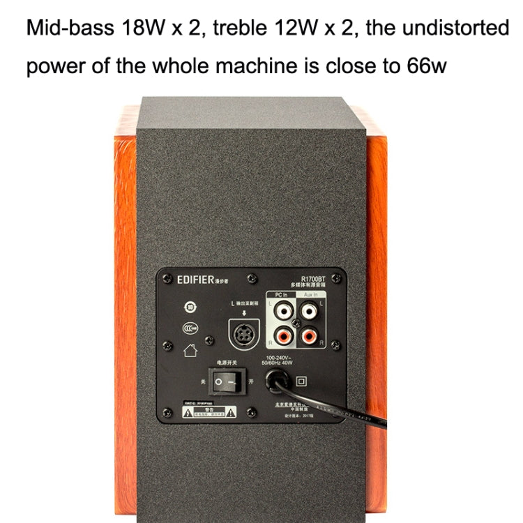 Edifier R1700BT Wireless Bluetooth HIFI Computer Speaker Subwoofer 2.0, R1700BT