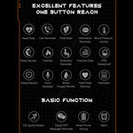 C20 Pro 1.83 Inch IP68 Waterproof Bluetooth Call Three-Proof Smart Sports Watch