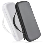 For ASUS ROG Ally Game Console EVA Leather Grain Handbag Clutch Protective Bag, Bag (Black), Bag (White)