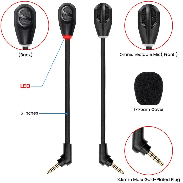 For Kingston / Flight S / Sky Arrow S Gaming Headset Noise Canceling Microphone Headset with Light Microphone, ZS0215