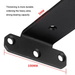5mm Thick Triangular Bracket Bookshelf Partition Plate, 150mm Black, 200mm Black, 250mm Black, 300mm Black, 150mm White, 200mm White, 250mm White, 300mm White