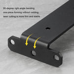 5mm Thick Triangular Bracket Bookshelf Partition Plate, 150mm Black, 200mm Black, 250mm Black, 300mm Black, 150mm White, 200mm White, 250mm White, 300mm White