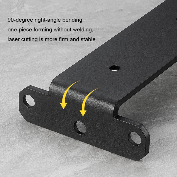 5mm Thick Triangular Bracket Bookshelf Partition Plate, 150mm Black, 200mm Black, 250mm Black, 300mm Black, 150mm White, 200mm White, 250mm White, 300mm White