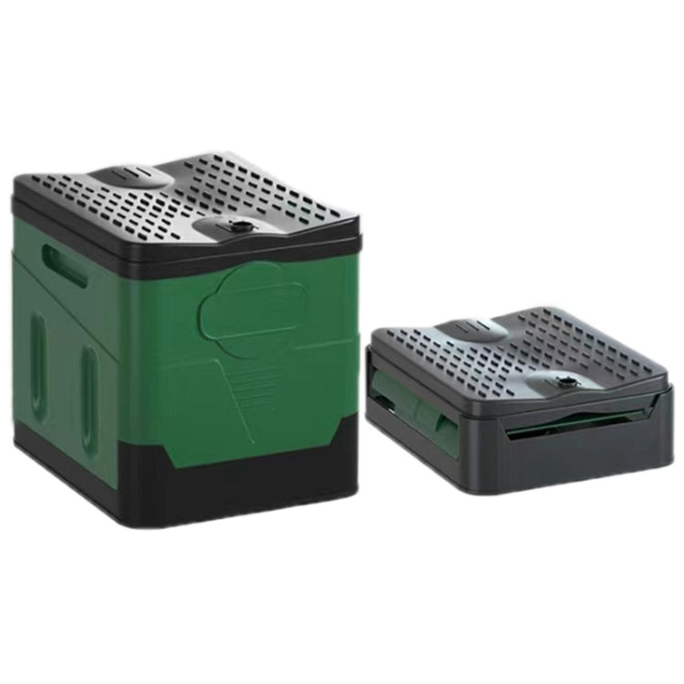 Car Folding Portable Toilet Outdoor Emergency Mobile Toilet, Dark Grey, Army Green, Pure Black