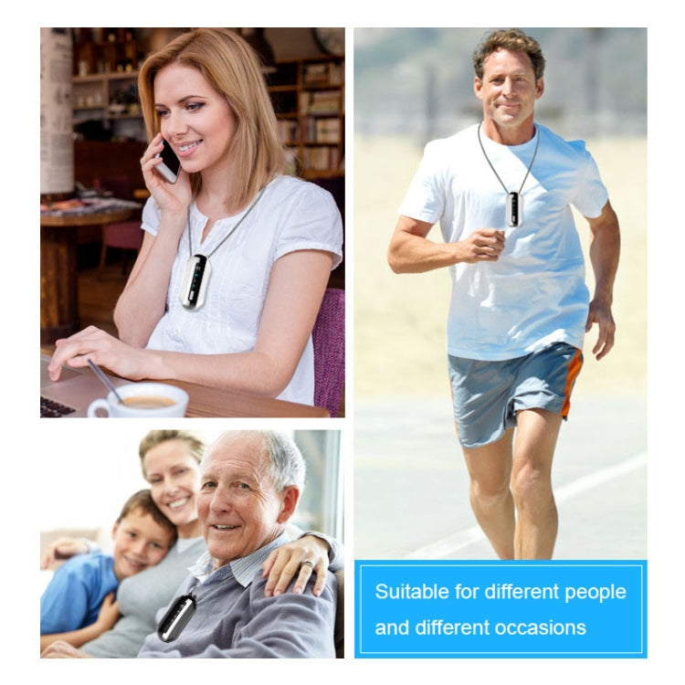 Portable Negative Ion Air Purifier Home Hanging Neck Purifier, Chain Style (White), Chain Style (Black), Rope Style (White), Rope Style (Black)