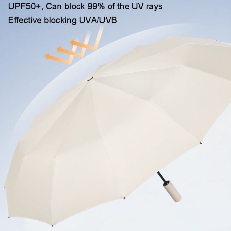 60 Bone Sunny Rain Dual-use Automatic Umbrella Wind-resistant Reinforced Sunshade UV Sun Umbrella, 60 Bones