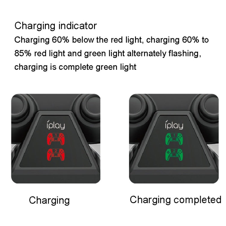 iplay HBP-260 For PS5 Handle Charging Seat Electric Game Handle Fast Charging Seat, HBP-260