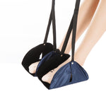 Travel Foot Rest Hammock Office Leisure Pedal, Sky Blue All-in-one, Black Split, Sky Blue Split, Blue Split, Rose Red Split, Black White Stripe All-in-one, Navy Blue All-in-one, Navy Blue Split