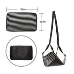 Travel Foot Rest Hammock Office Leisure Pedal, Sky Blue All-in-one, Black Split, Sky Blue Split, Blue Split, Rose Red Split, Black White Stripe All-in-one, Navy Blue All-in-one, Navy Blue Split