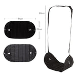 Travel Foot Rest Hammock Office Leisure Pedal, Sky Blue All-in-one, Black Split, Sky Blue Split, Blue Split, Rose Red Split, Black White Stripe All-in-one, Navy Blue All-in-one, Navy Blue Split