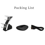 Support de chargement double pour manette sans fil iplay HBP-253 pour PS5, HBP-253 (blanc), HBP-253 (noir)