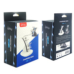 Support de chargement double pour manette sans fil iplay HBP-253 pour PS5, HBP-253 (blanc), HBP-253 (noir)