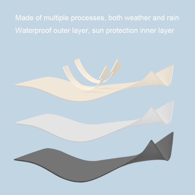 16 Bone Automatic Long Handle Double Sunny And Rain Dual Use Umbrella, With Waterproof Cover Beige, With Waterproof Cover Black, With Waterproof Cover Purple, With Waterproof Cover Green, With Waterproof Cover White, With Waterproof Cover Matcha       ...