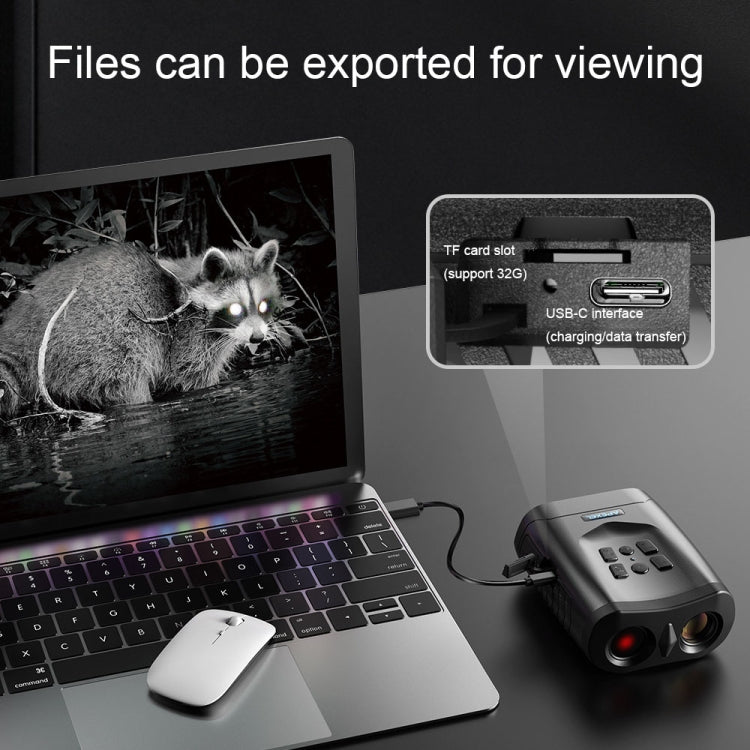 APEXEL 3-inch LCD HD Screen Photo Video Portable Binoculars Digital Infrared Night Vision Device, APL-NV009