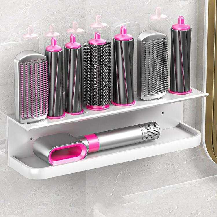 For Dyson Airwrap Wall-Mounted Shelf Storage Rack, A Type Black Gold, B Type Black Gold, A Type Black, B Type Black, C Type Flip Down, C Type Flip Up