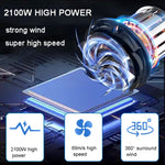 2100W Dog Dryer Stepless Speed Pet Hair Blaster With Vacuum Cleaner, 220V UK Plug, 220V EU Plug, 220V AU PLug, 110V US Plug