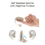 USB Charging Earhook Noise Reduction Hearing Aid Sound Amplifier