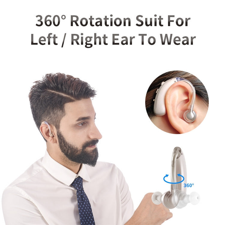 USB Charging Earhook Noise Reduction Hearing Aid Sound Amplifier