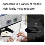 For Boss QC15 Headphone Audio Cable Braided Replacement Cable, ZS0017 Black