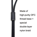 For Beyer T1(2nd/3rd Generation) T5 / Amiro Balanced Headphone Cable, 3.5mm+6.35mm Adapter, 4 Core XLR Head