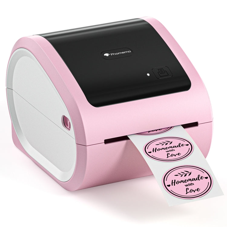 طابعة ملصقات شحن حرارية بلوتوث Phomemo D520-BT، طابعة مكتبية لاسلكية لملصقات الباركود والعناوين، الولايات المتحدة، الاتحاد الأوروبي