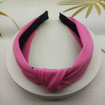 5cm Wide-brimmed Pressed Hair Solid Color Headband