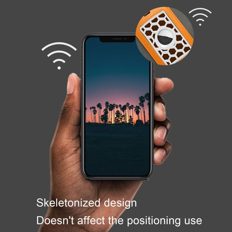 غطاء واقي على شكل بطاقة لتعقب موقع AirTag الجيل الثاني / AirTag الجيل الأول، تصميم خلية النحل أبيض، تصميم خلية النحل أسود