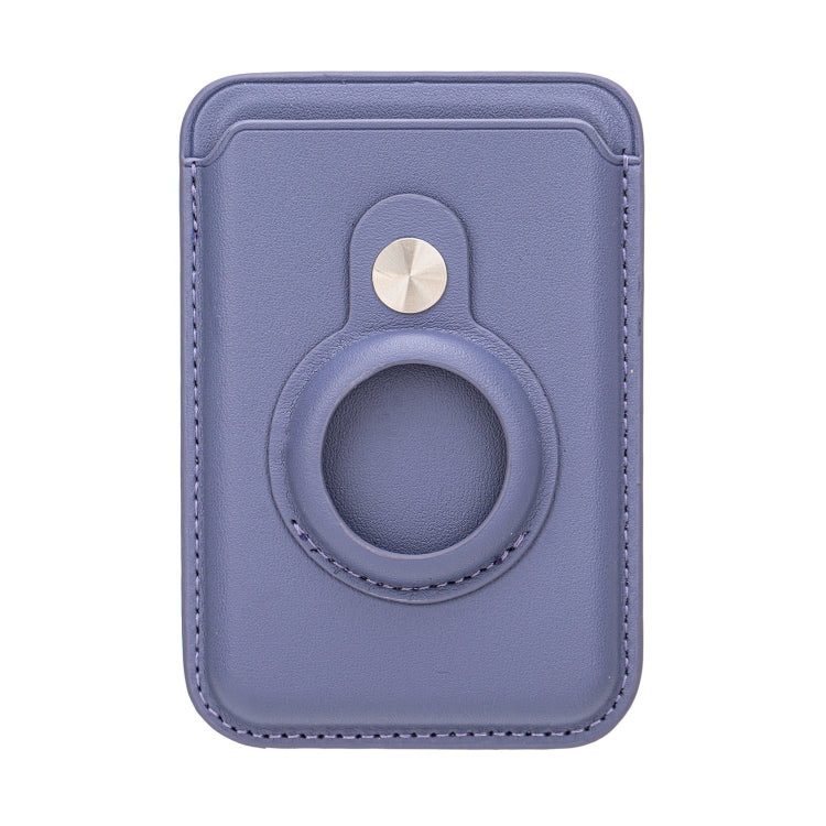 For AirTag 2nd Gen / AirTag 1st Gen Positioner Fiber Card Clip Anti-Theft Card Tracker Protection Cover, Magnetic