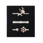 3pcs/Set Smart Watch Silicone Watch Band Decoration Ring