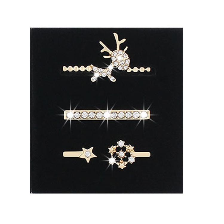 3pcs/Set Smart Watch Silicone Watch Band Decoration Ring