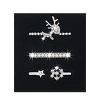 3pcs/Set Smart Watch Silicone Watch Band Decoration Ring