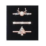 3pcs/Set Smart Watch Silicone Watch Band Decoration Ring