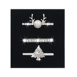 3pcs/Set Smart Watch Silicone Watch Band Decoration Ring